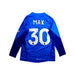 A Blue Long Sleeve T Shirts from Adidas in size 9Y for boy. (Back View)