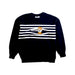 A Navy Crewneck Sweatshirts from Moschino in size 6T for boy. (Front View)