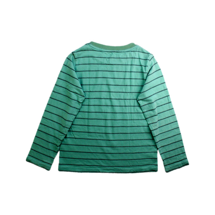 A Green Long Sleeve Tops from Polo Ralph Lauren in size 5T for boy. (Back View)