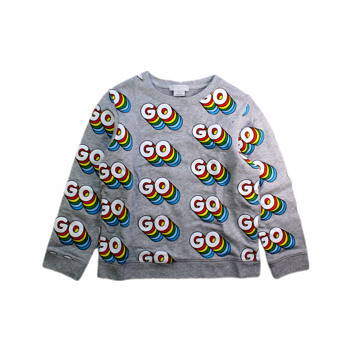 A Grey Crewneck Sweatshirts from Stella McCartney in size 8Y for boy. (Front View)