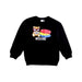 A Black Crewneck Sweatshirts from Moschino in size 6T for boy. (Front View)