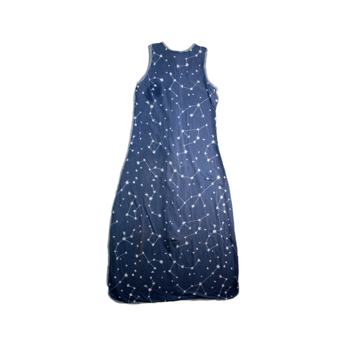 A Navy Sleepsacs from Love To Dream in size 6-12M for boy. (Back View)