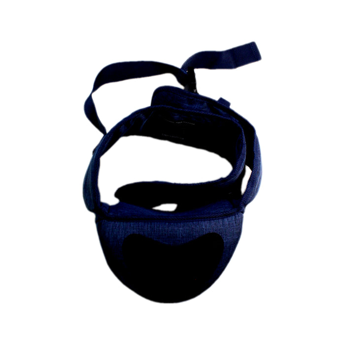 A Navy Baby Carriers from Hippy Chick in size 6-12M for neutral. (Front View)