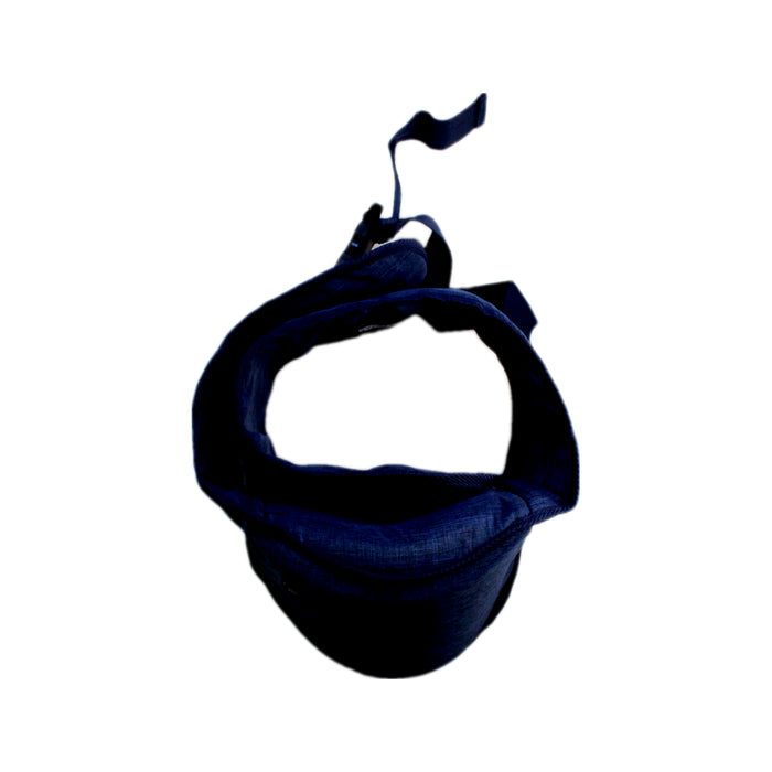 A Navy Baby Carriers from Hippy Chick in size 6-12M for neutral. (Back View)
