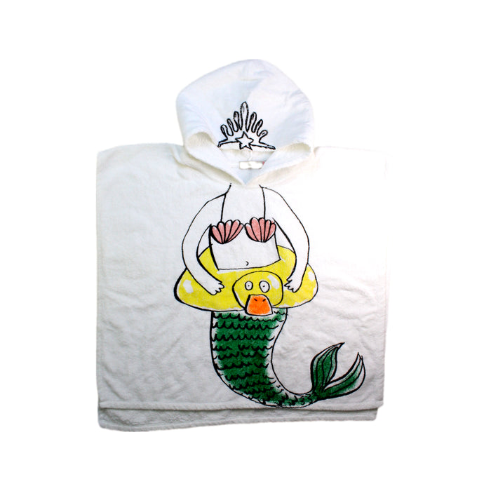 A White Cover Ups from Stella McCartney in size 6T for girl. (Front View)