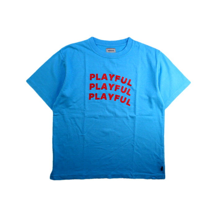 A Blue Short Sleeve T Shirts from Arch & Line in size 8Y for boy. (Front View)