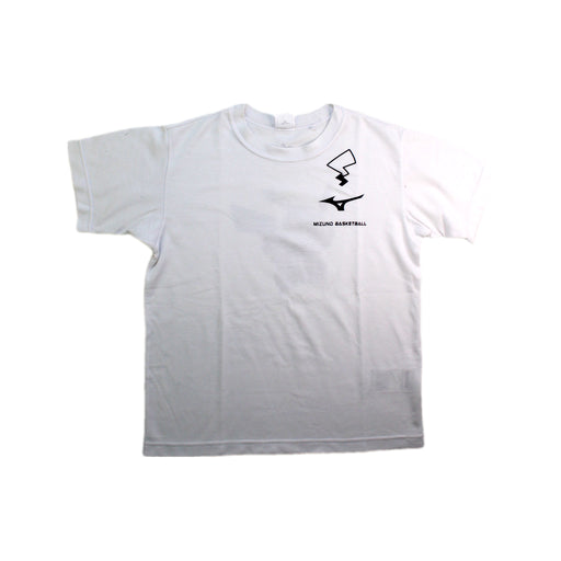 A White Short Sleeve T Shirts from Mizuno in size 10Y for boy. (Front View)