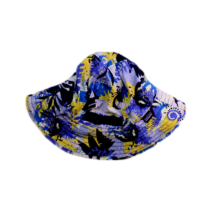 A Blue Sun Hats from Patagonia in size 12Y for neutral. (Back View)