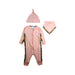 A Pink Gift Sets from Burberry in size 6-12M for girl. (Front View)