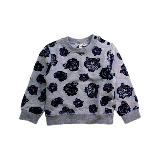 A Grey Crewneck Sweatshirts from Kenzo in size 2T for boy. (Front View)