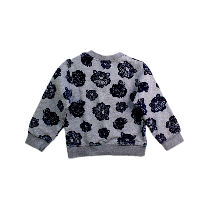 A Grey Crewneck Sweatshirts from Kenzo in size 2T for boy. (Back View)