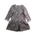 A Multicolour Long Sleeve Dresses from Petit Bateau in size 12-18M for girl. (Back View)