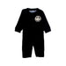 A Black Long Sleeve Rompers from Hysteric Mini in size 6-12M for girl. (Front View)