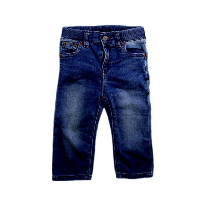 A Blue Jeans from Polo Ralph Lauren in size 12-18M for boy. (Front View)