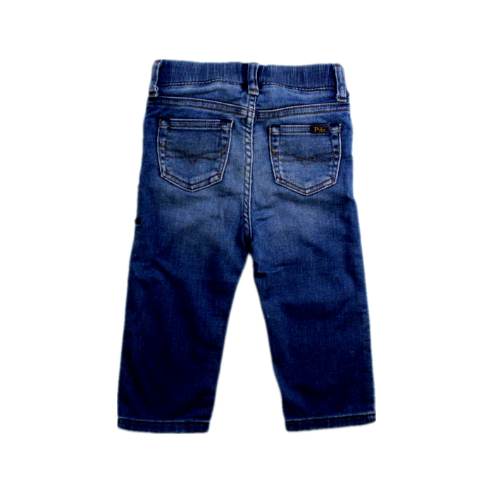 A Blue Jeans from Polo Ralph Lauren in size 12-18M for boy. (Back View)