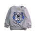 A Grey Crewneck Sweatshirts from Kenzo in size 6-12M for boy. (Front View)
