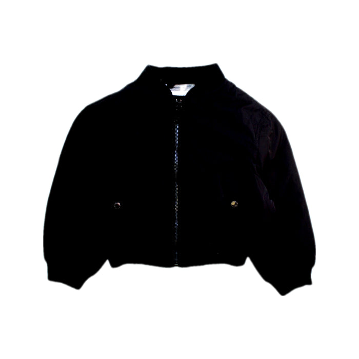 A Black Lightweight Jackets from Burberry in size 3T for boy. (Front View)