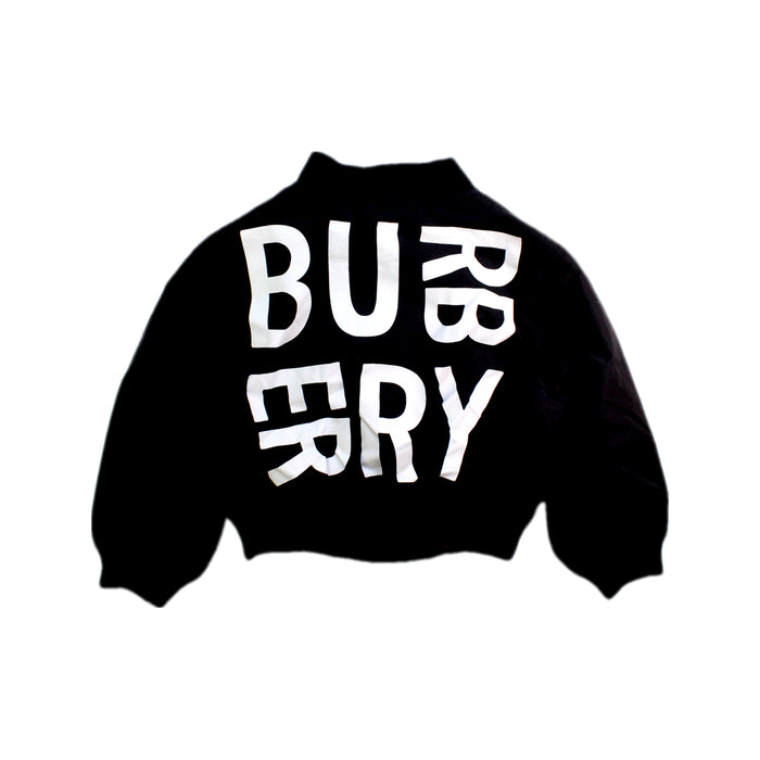 A Black Lightweight Jackets from Burberry in size 3T for boy. (Back View)