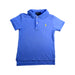 A Blue Short Sleeve Polos from Polo Ralph Lauren in size 2T for boy. (Front View)