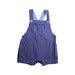 A Blue Overall Shorts from Jacadi in size 6-12M for boy. (Front View)