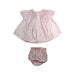 A Pink Skirt Sets from MiBONBoN in size 6-12M for girl. (Back View)