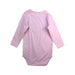 A Pink Long Sleeve Bodysuits from Seed in size 12-18M for girl. (Back View)
