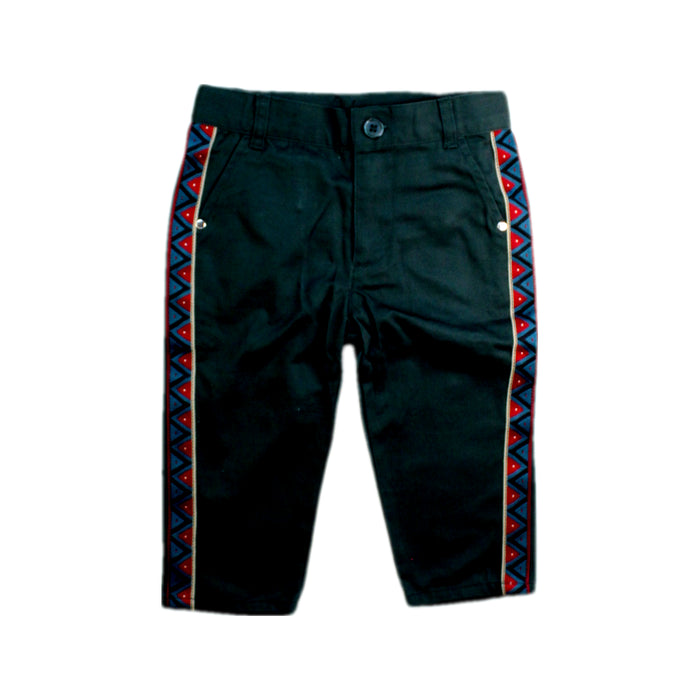 A Black Casual Pants from Vauva in size 2T for boy. (Front View)