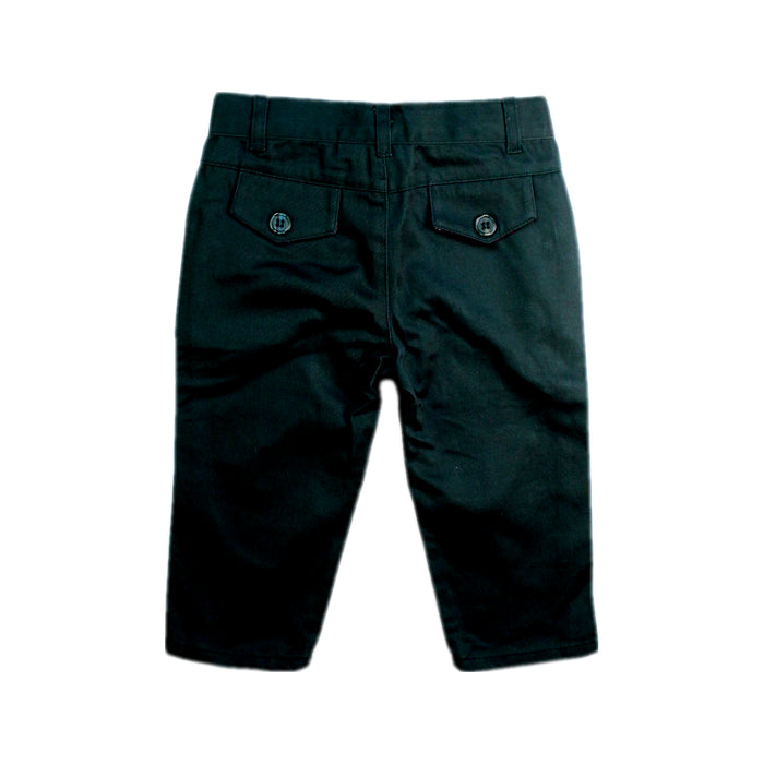 A Black Casual Pants from Vauva in size 2T for boy. (Back View)