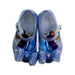 A Purple Flats from Mini Melissa in size 12-18M for girl. (Back View)