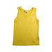 A Yellow Sleeveless Tops from Petit Bateau in size 4T for boy. (Front View)