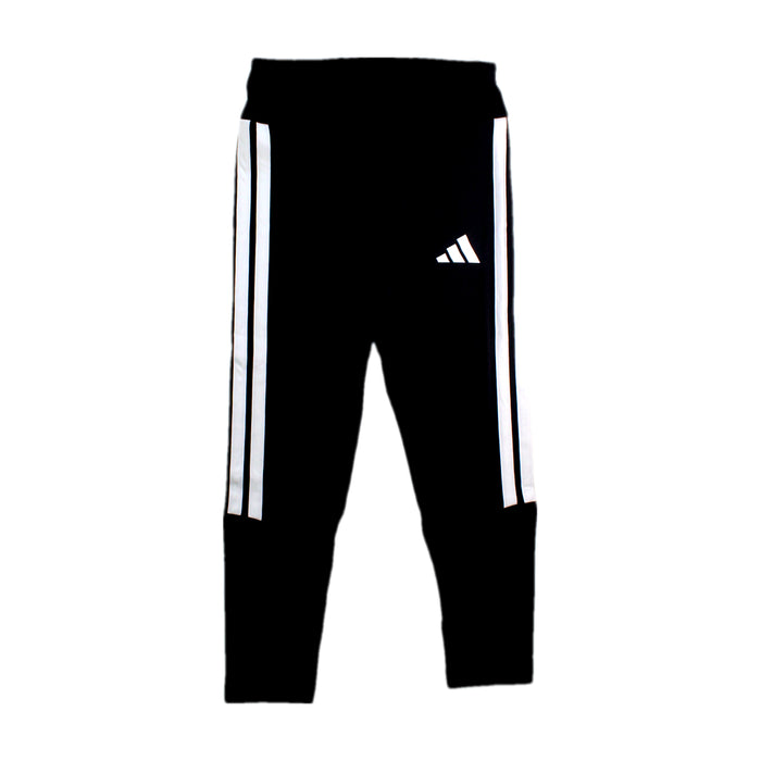 A Black Active Pants from Adidas in size 9Y for girl. (Front View)