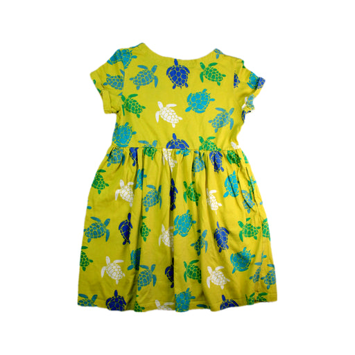 A Yellow Short Sleeve Dresses from Boden in size 8Y for girl. (Back View)