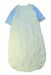 A Blue Sleepsacs from Sucre d'Orge in size 2T for neutral. (Back View)
