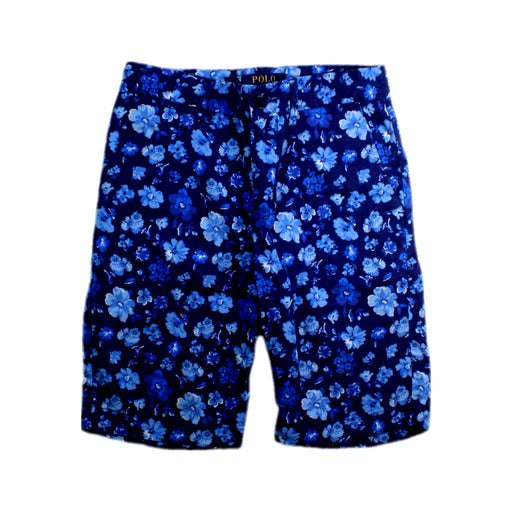 A Blue Shorts from Polo Ralph Lauren in size 8Y for boy. (Front View)