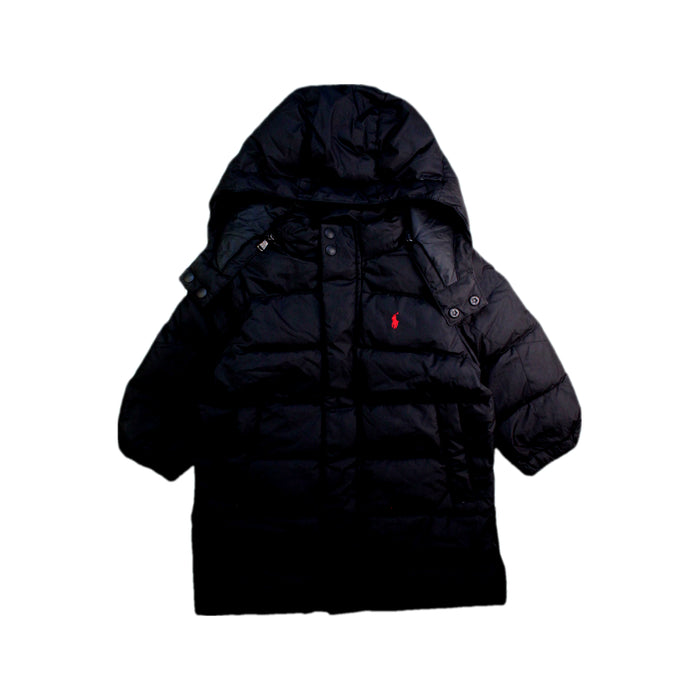 A Black Puffer/Quilted Coats & Outerwear from Polo Ralph Lauren in size 3T for boy. (Front View)