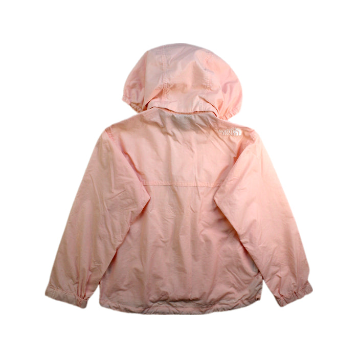 A Pink Lightweight Jackets from The North Face in size 5T for girl. (Back View)