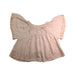 A Peach Short Sleeve Tops from Louise Misha in size 7Y for girl. (Back View)
