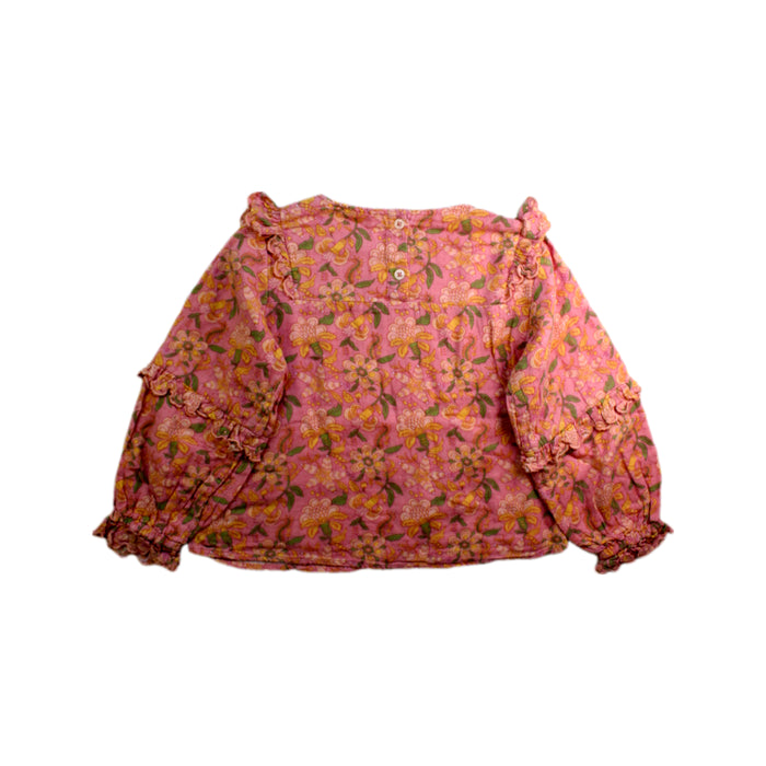 A Pink Long Sleeve Tops from Louise Misha in size 7Y for girl. (Back View)