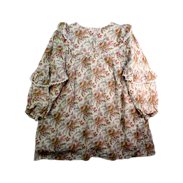 A White Long Sleeve Dresses from Louise Misha in size 8Y for girl. (Back View)