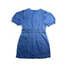 A Blue Short Sleeve Dresses from Seed in size 6T for girl. (Back View)