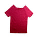 A Pink Short Sleeve Tops from Seed in size 7Y for girl. (Back View)