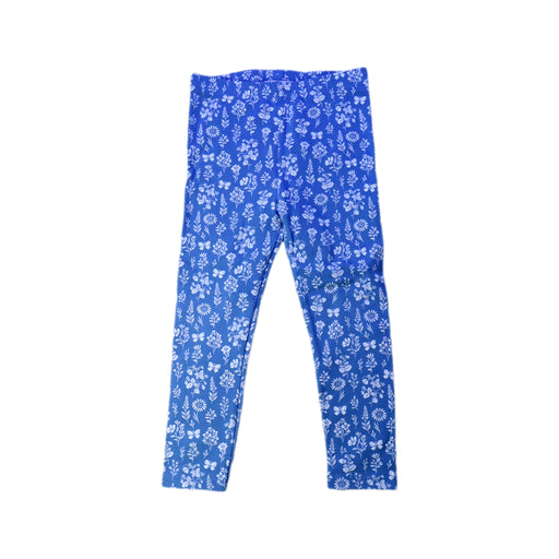 A Blue Leggings from Purebaby in size 3T for girl. (Front View)