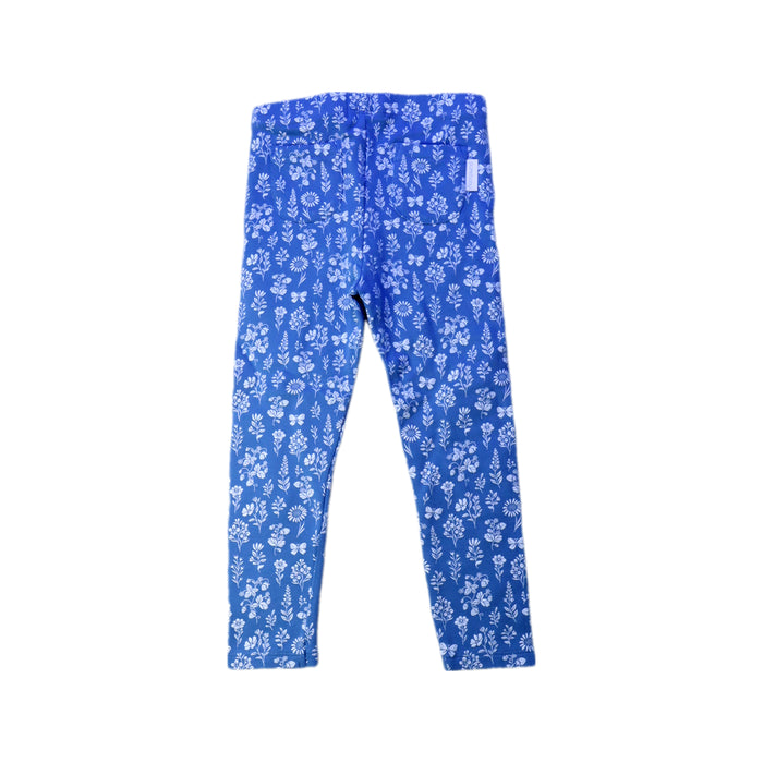A Blue Leggings from Purebaby in size 3T for girl. (Back View)