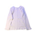 A Ivory Long Sleeve Tops from Purebaby in size 3T for girl. (Back View)