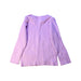 A Purple Long Sleeve Tops from Purebaby in size 3T for girl. (Back View)