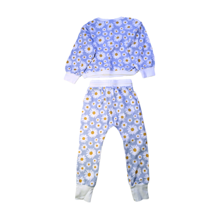 A Blue Pants Sets from Goldie + Ace in size 3T for girl. (Back View)