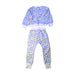 A Blue Pants Sets from Goldie + Ace in size 3T for girl. (Back View)