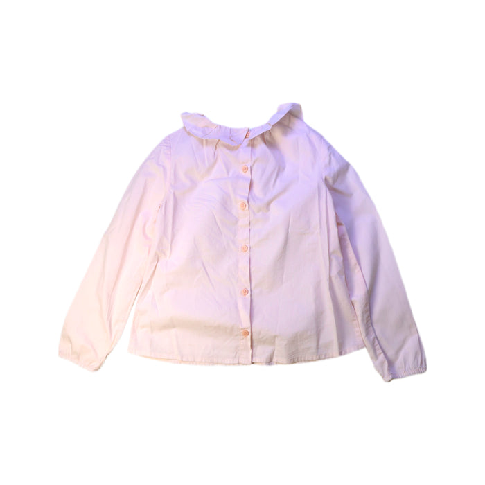 A Ivory Long Sleeve Tops from Carrément Beau in size 8Y for girl. (Back View)