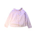 A Ivory Long Sleeve Tops from Carrément Beau in size 8Y for girl. (Back View)