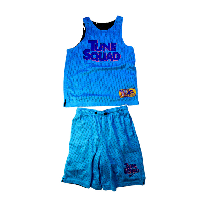 A Blue Shorts Sets from Nike in size 12Y for boy. (Front View)
